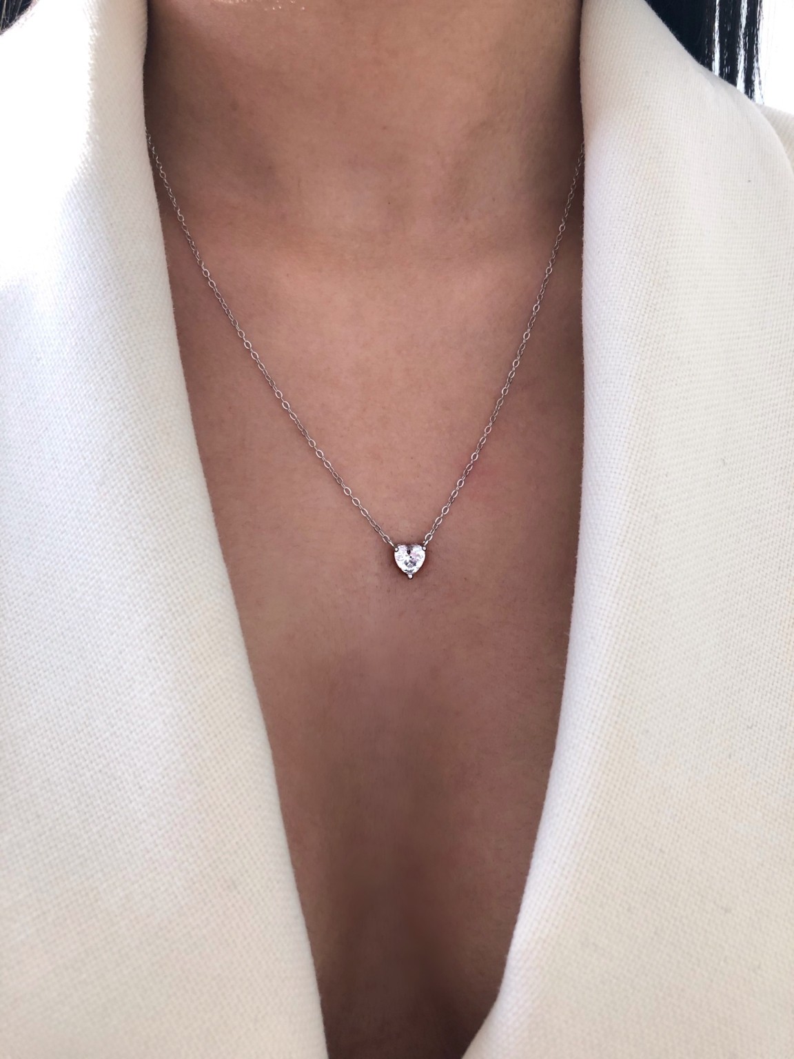 DAINTY LOVE STERLING SILVER NECKLACE – Phantom Jewels