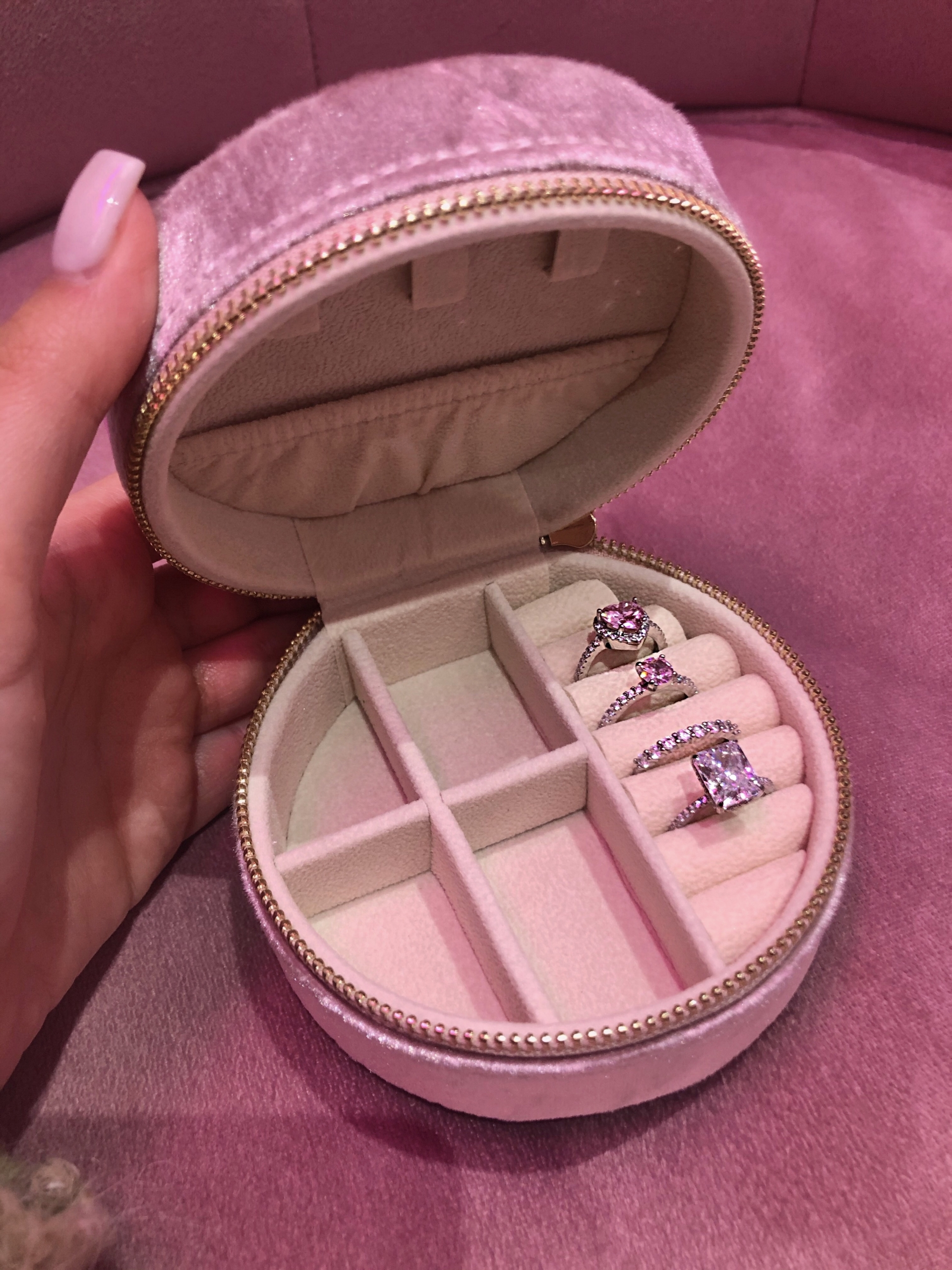 Pink Mini Travel Jewellery Box – Phantom Jewels