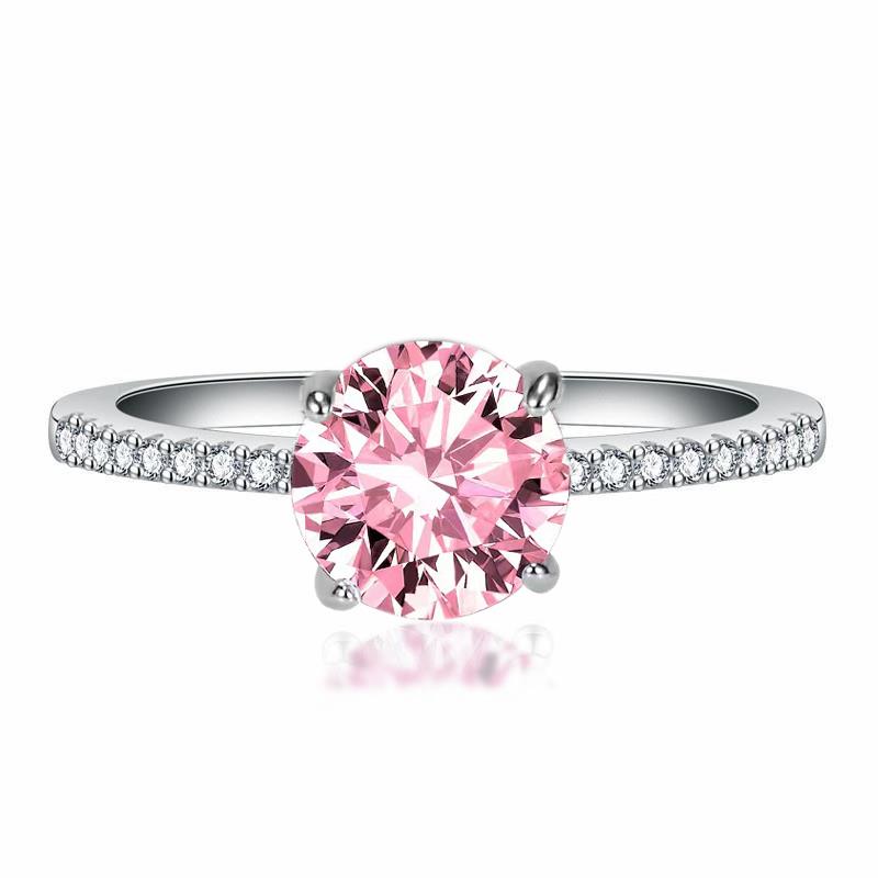 Pink Eléstine Sterling Silver Ring – Phantom Jewels