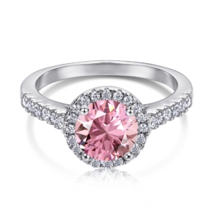 pink round ring