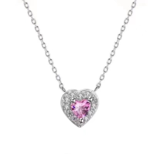 mini heart necklace