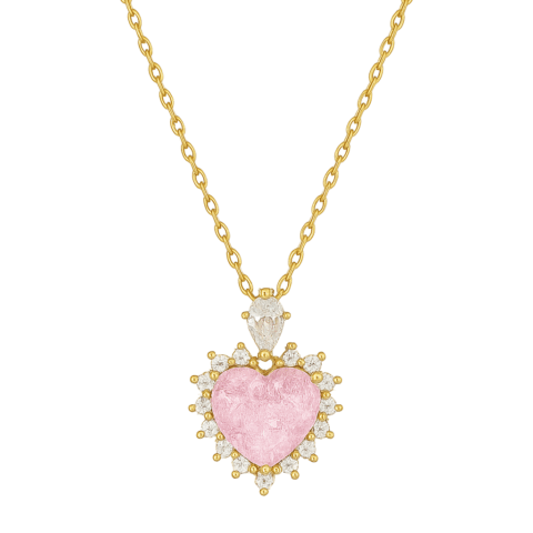 pink fantasy necklace