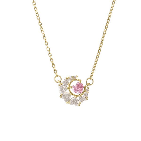 Pink Lune Necklace