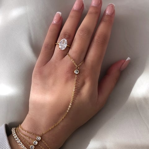 18K Heiress Hand Chain