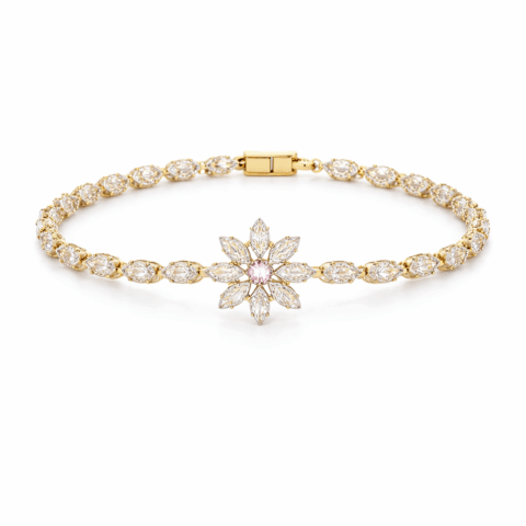 Rosé Promise Marquise Tennis Bracelet