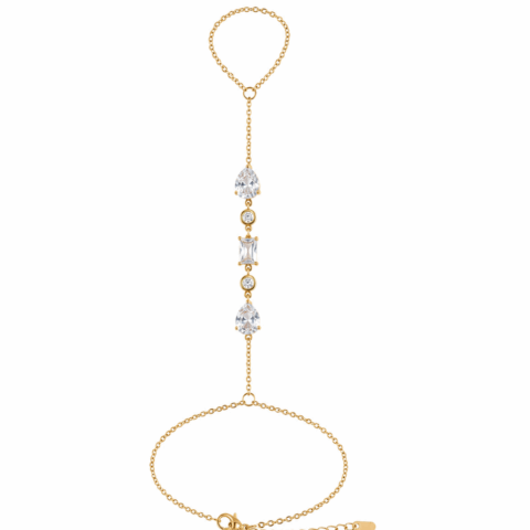 Gold Como 18K Handchain